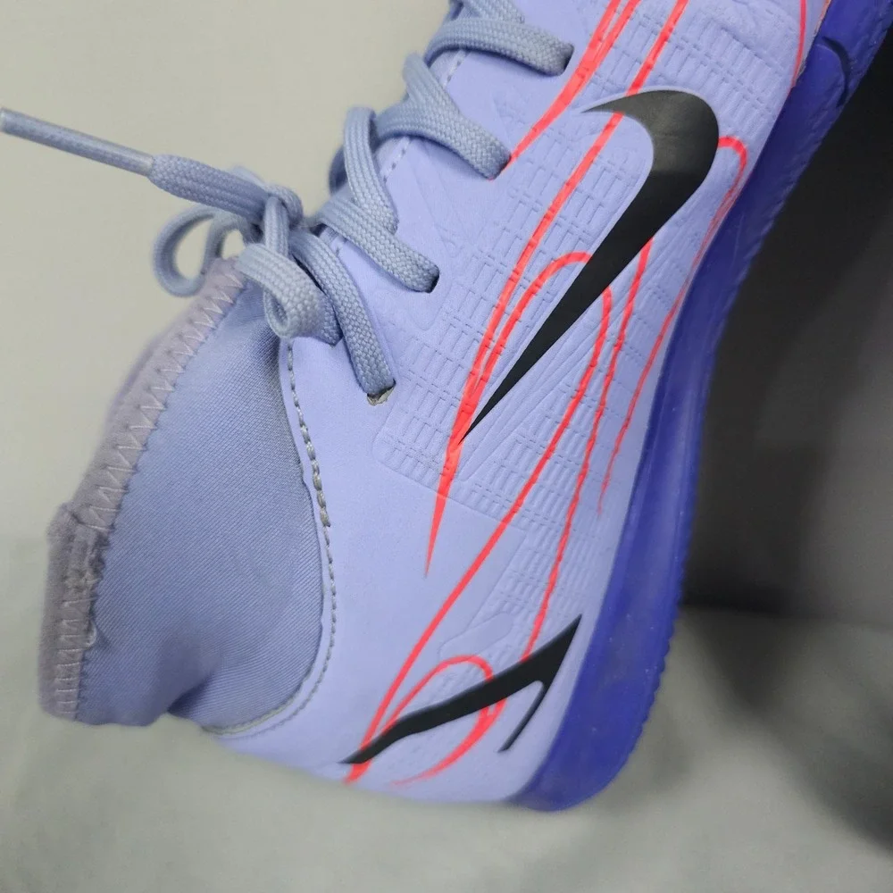Nike Mbappe Mecurial Superfly 8 Academy Indoor Soccer Shoes Men 7.5 Purple Flame